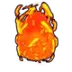 Flaming Egg in Ride a Pet